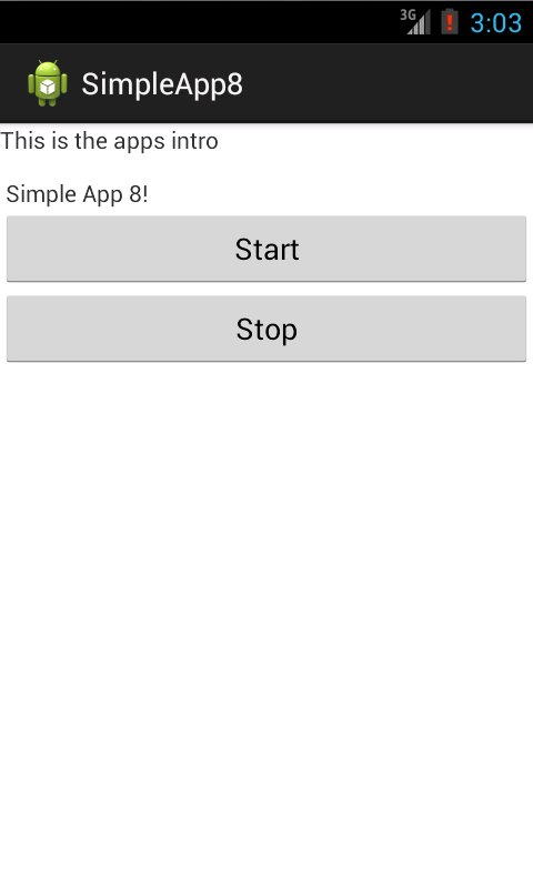 write a simple android program